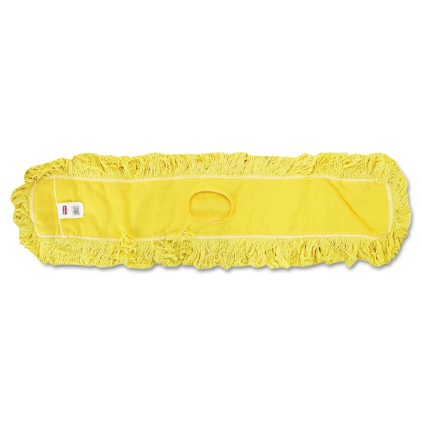 Rubbermaid Commercial Looped-End Dust Mop, Yellow, Blended Yarn, FGJ15700YL00 FGJ15700YL00 - main